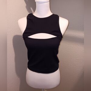 Chic Black Sleeveless Tank Top